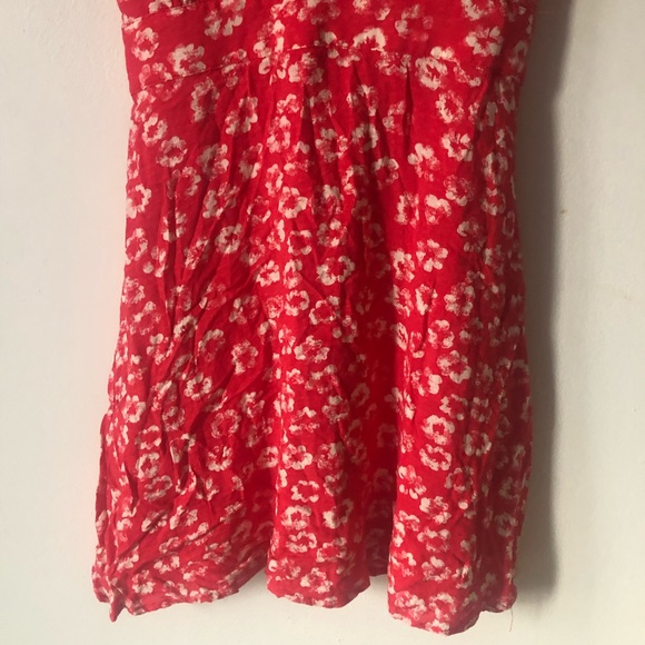 ❤️Lulu’s Garden Explorer Floral Dress Waist Tie V-Neck Rayon Size M - Picture 8 of 11
